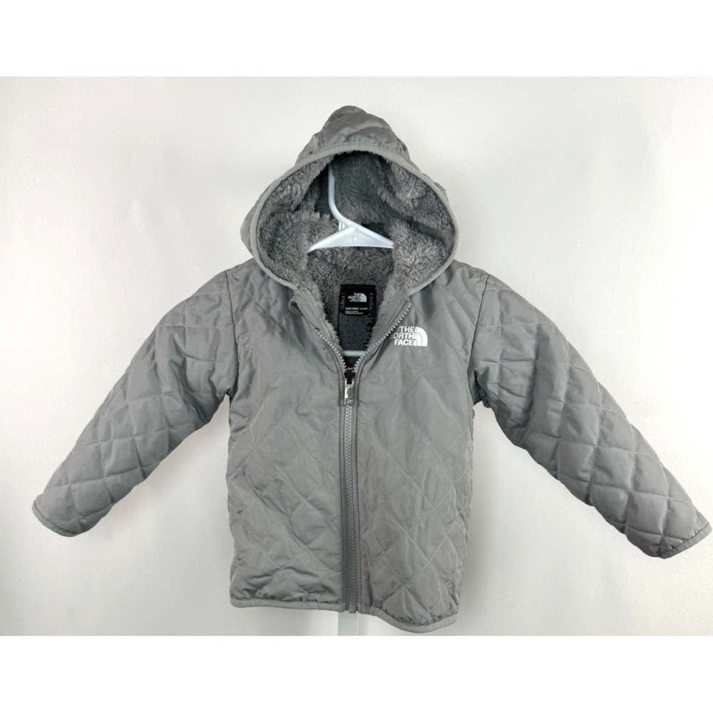 The North Face Baby Reversible Hoodie Jacket Gray 18-24M